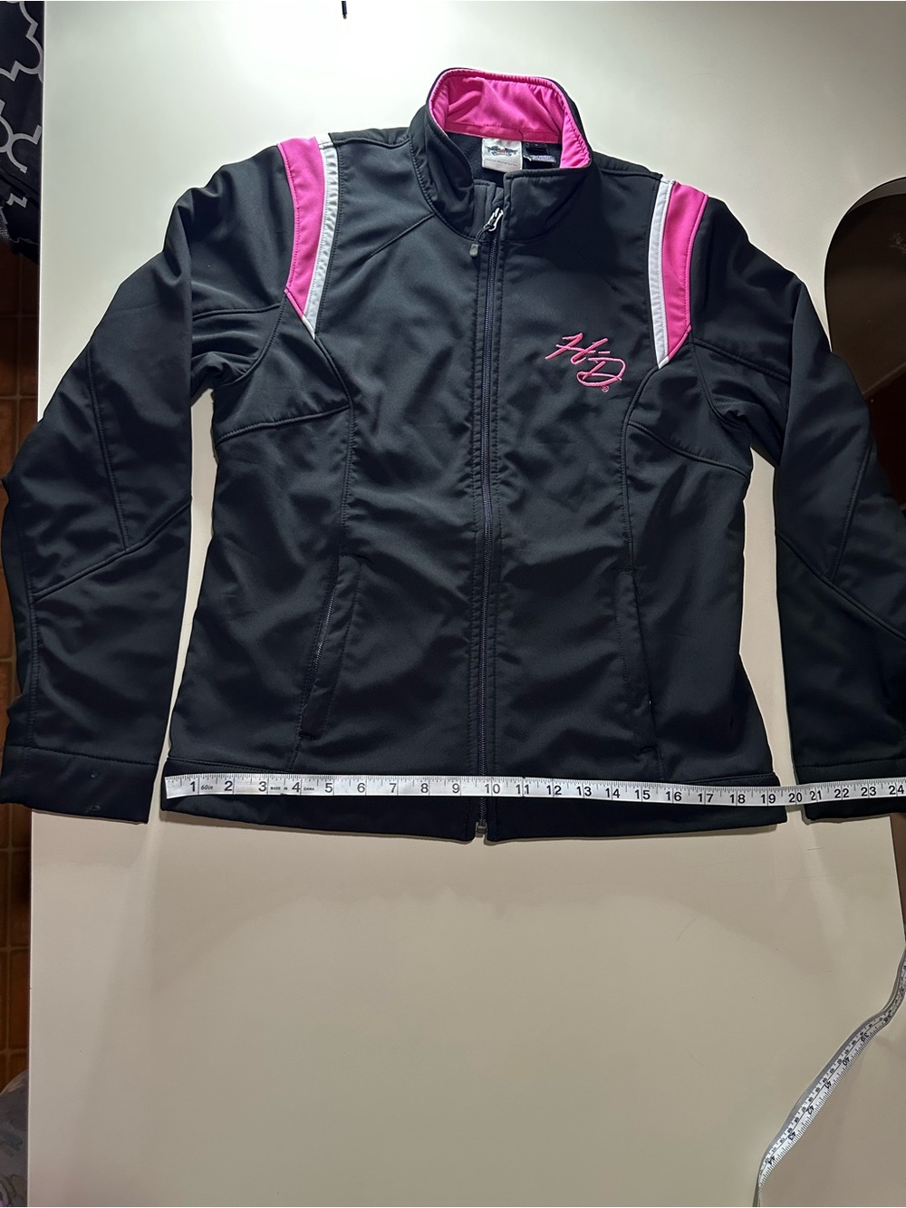 Harley-Davidson Black Jacket with Pink Accents